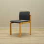 6x Vintage Chair Wood Textile Grey 1980s 8