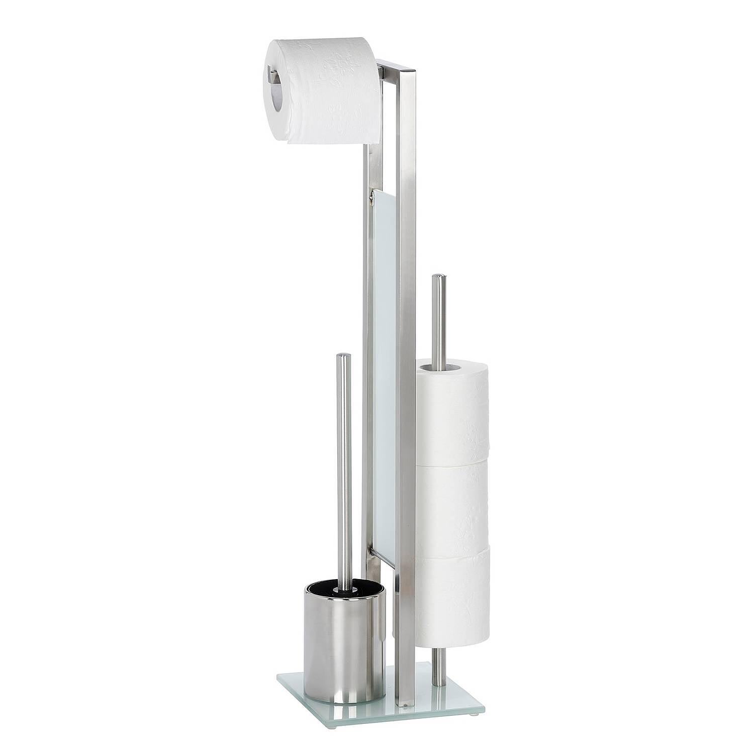 WC-Garnitur Rivalta Stahl Silber 1