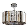 Pendelleuchte Chapeau Stahl Silber Bernstein Transparent 3