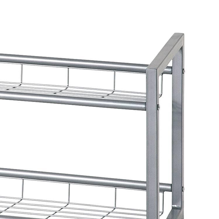 Schuhregal Kelowna I Alufarben 1