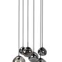 Pendant light smoked glass gray 1