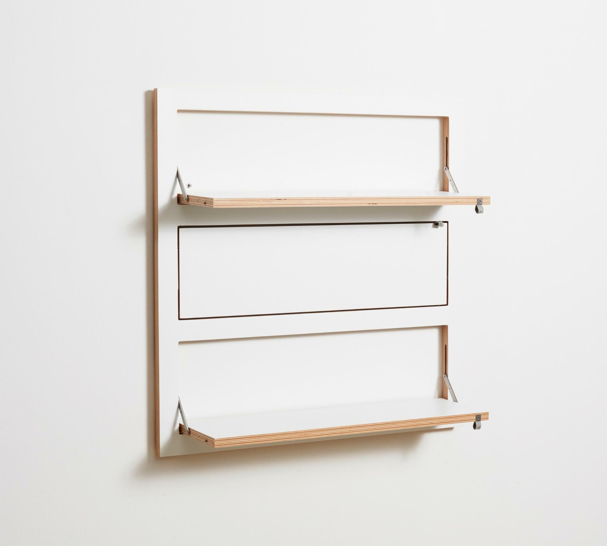 Fläpps Regal 80x80-3 Weiß 2