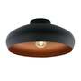 1-light ceiling light Steel Black 0