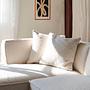 Inez Kissen Enten- Daunenfedern Maya Cream 60 x 60 cm 0