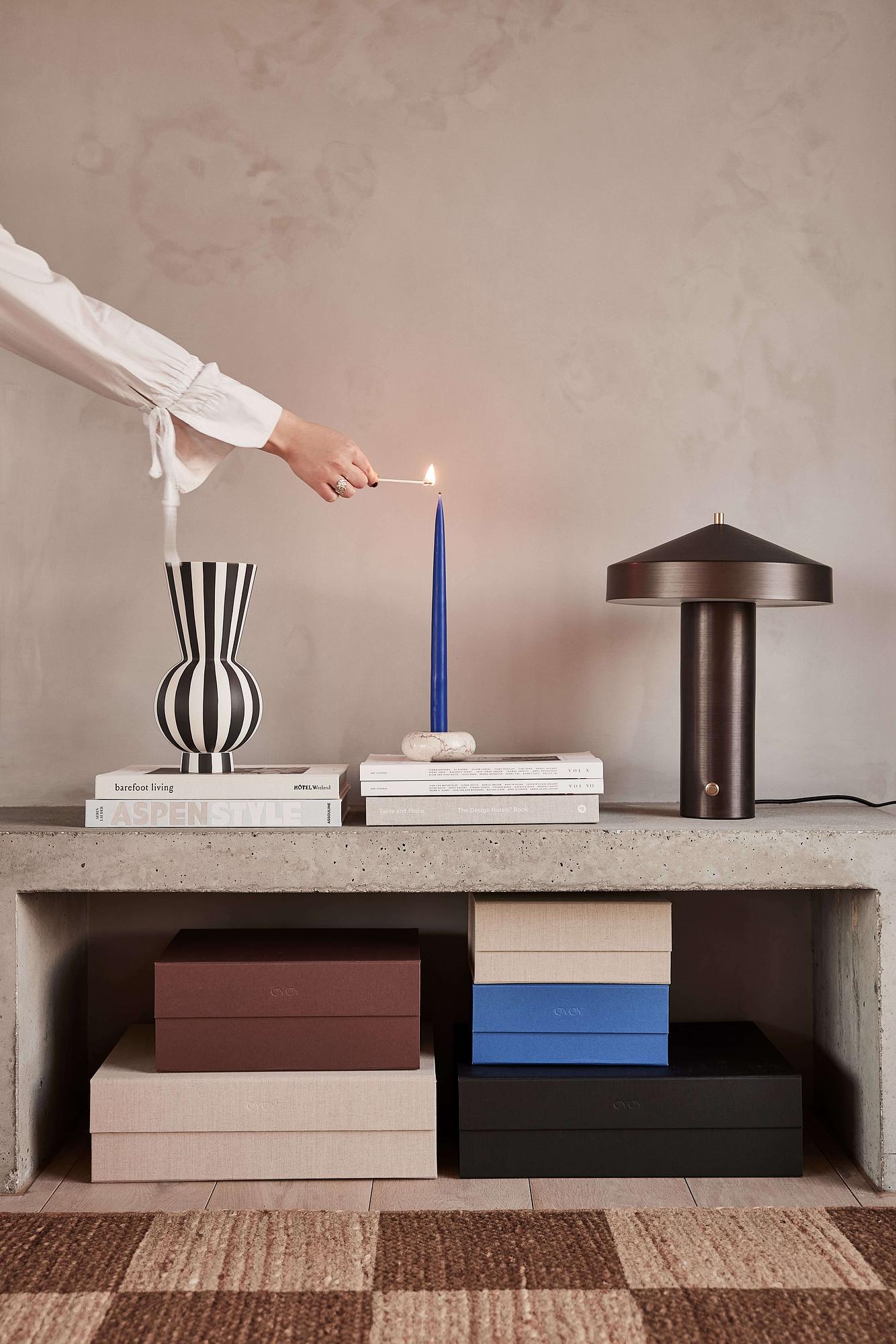 Hako Aufbewahrungsbox Pappe Blau 1