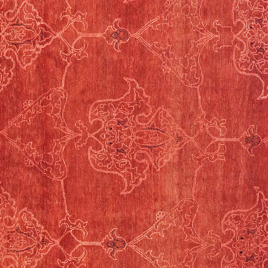 Rizbaf Gabbeh-Teppich Wolle Rot 2