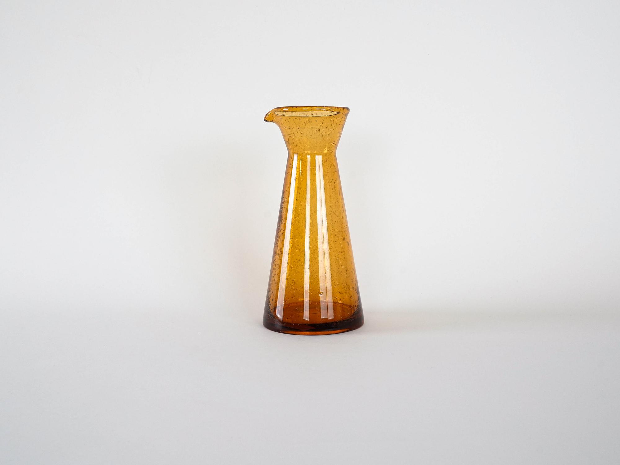Glass carafe 1970s 2