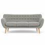 Anne Sofa 3-Sitzer Elliot Light Grey 0