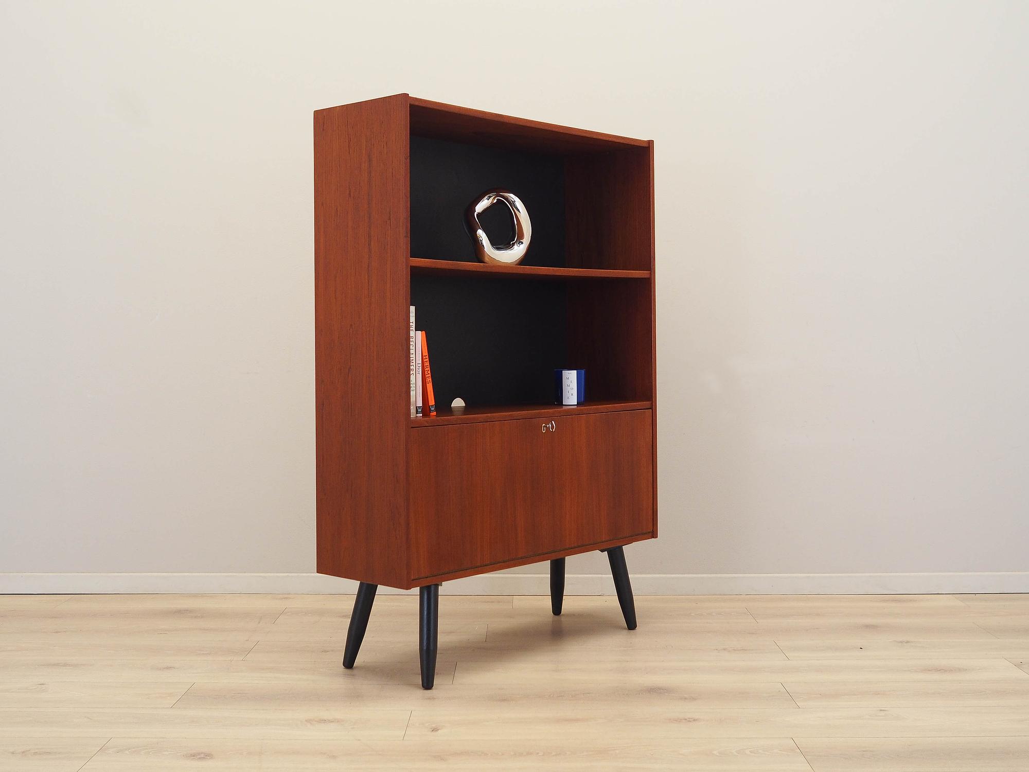 Teak bookshelf Brown 1960s 4