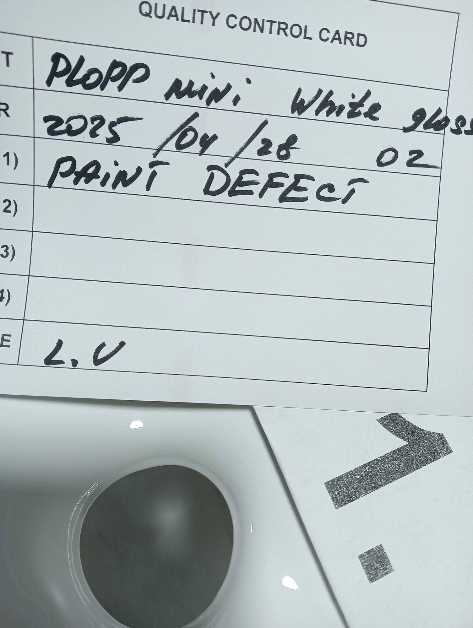 Plopp Mini Hocker Stahl Weiß Glänzend 3