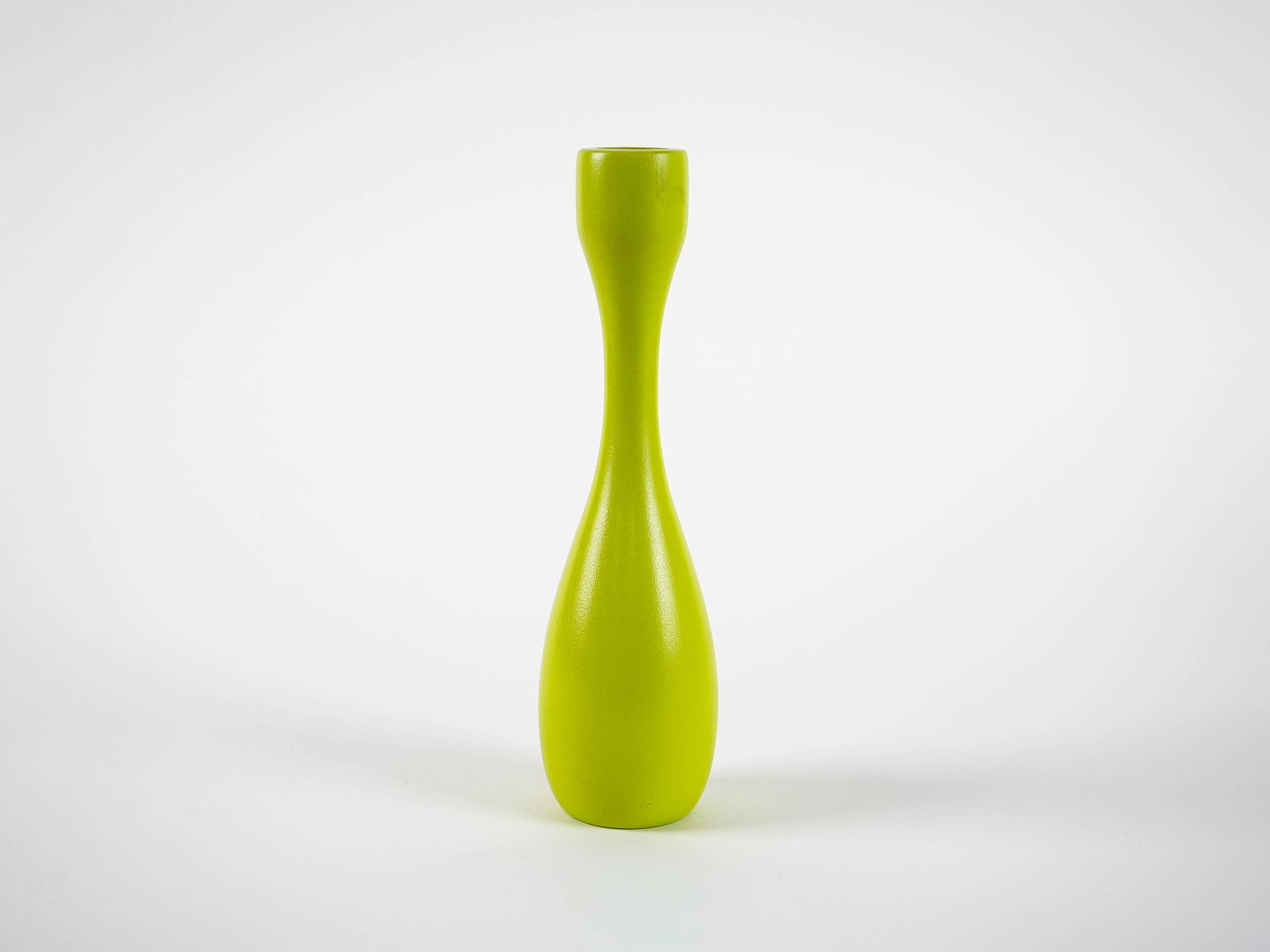 Candlestick 1970s Green 3