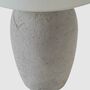 Table lamp Lanta linen fabric / concrete 1-light 2