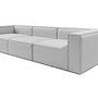Fora 3-seater sofa light gray 3