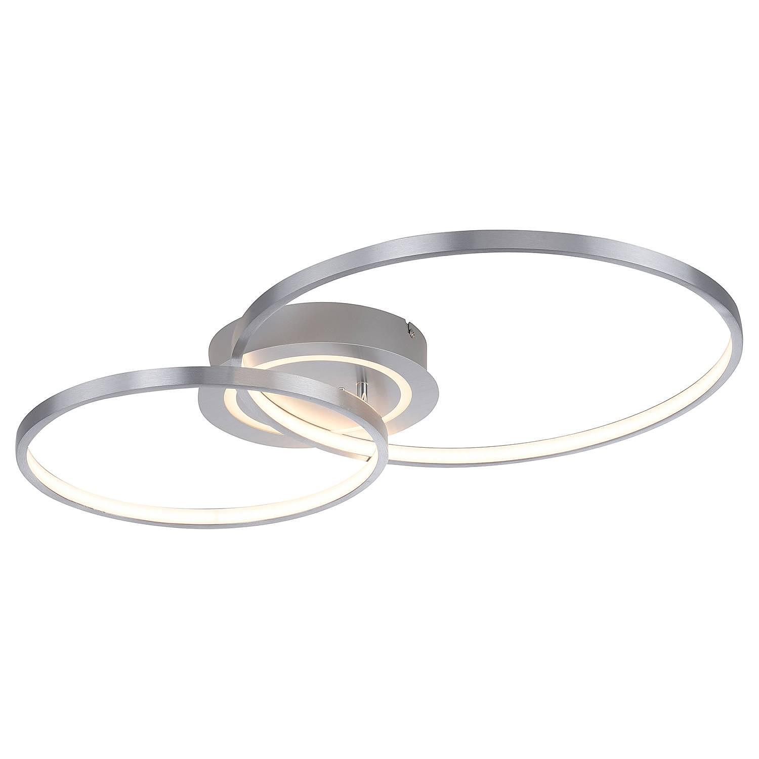 LED-Deckenleuchte Asmina Grau 0