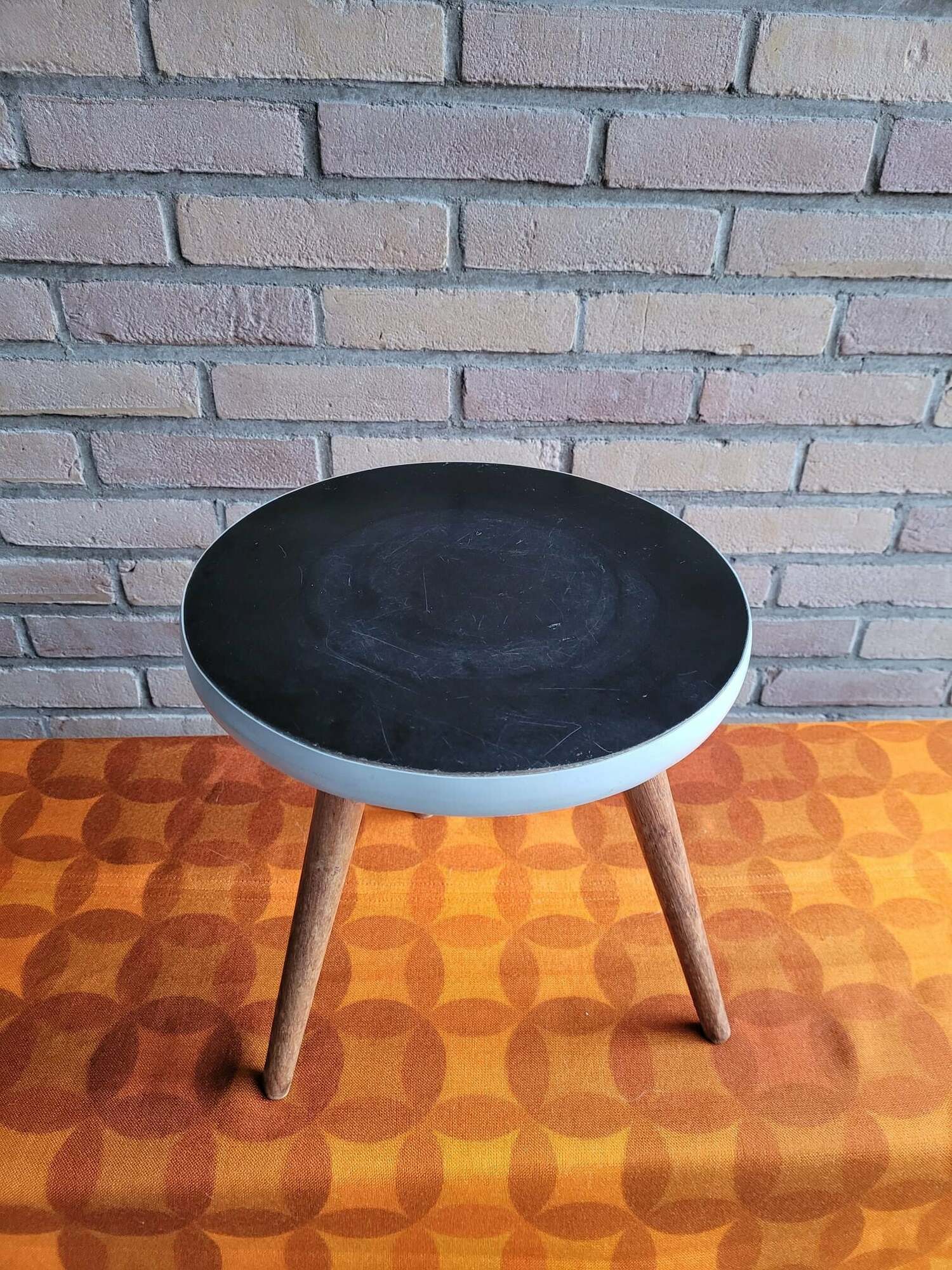 Vintage Tisch Holz Mehrfarbig 1960er Jahre 1