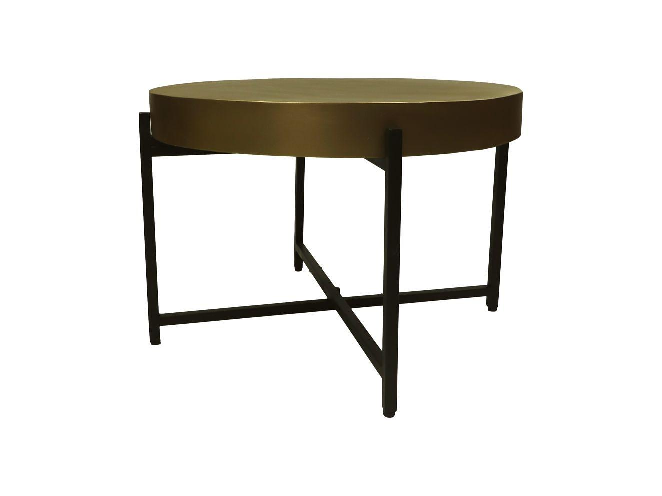Runder Couchtisch Metall ø70cm 2