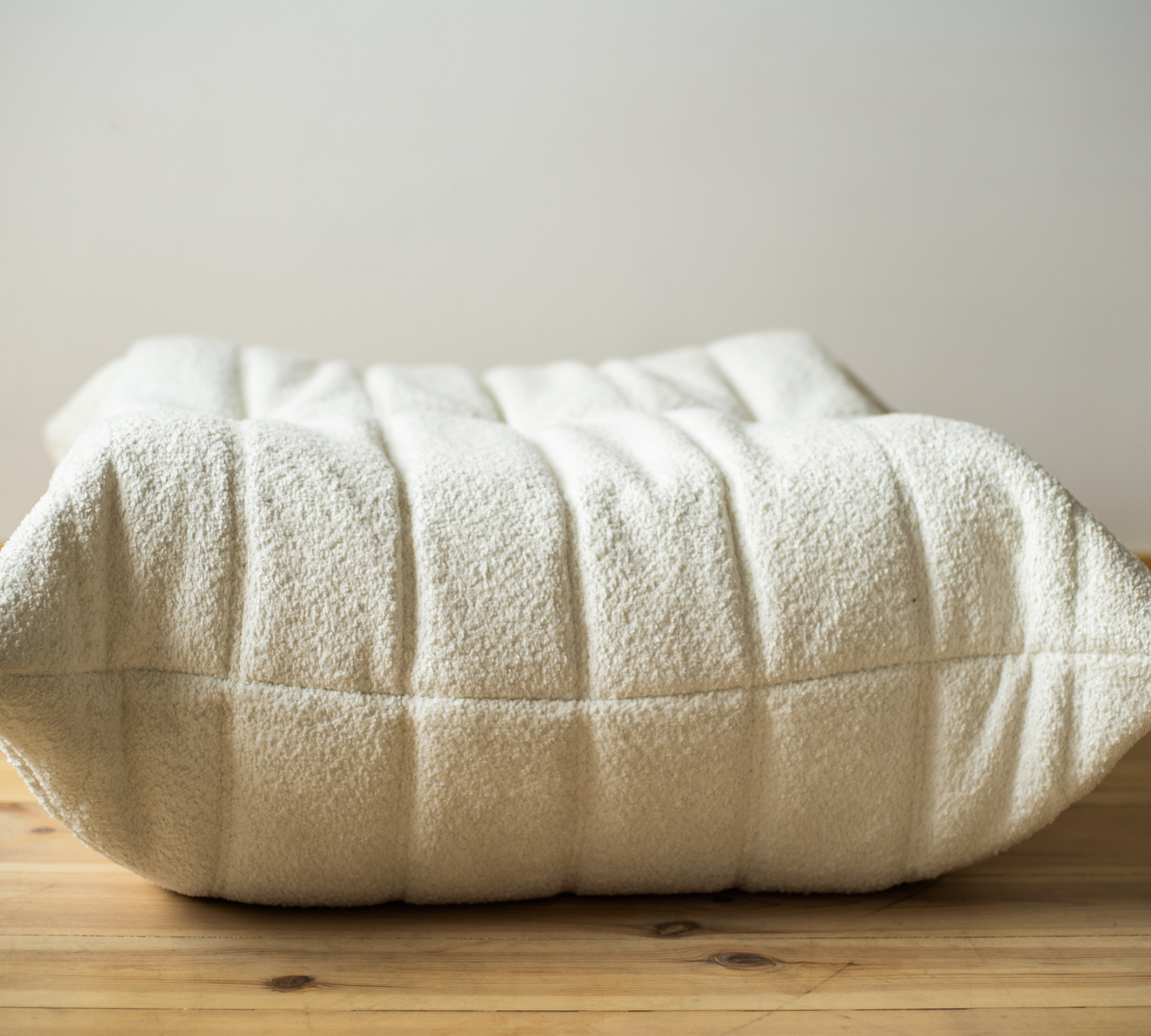 Togo Set Lounge 3 pezzi Bouclé Bianco 4