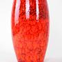 Red ceramic vase 1960s 2