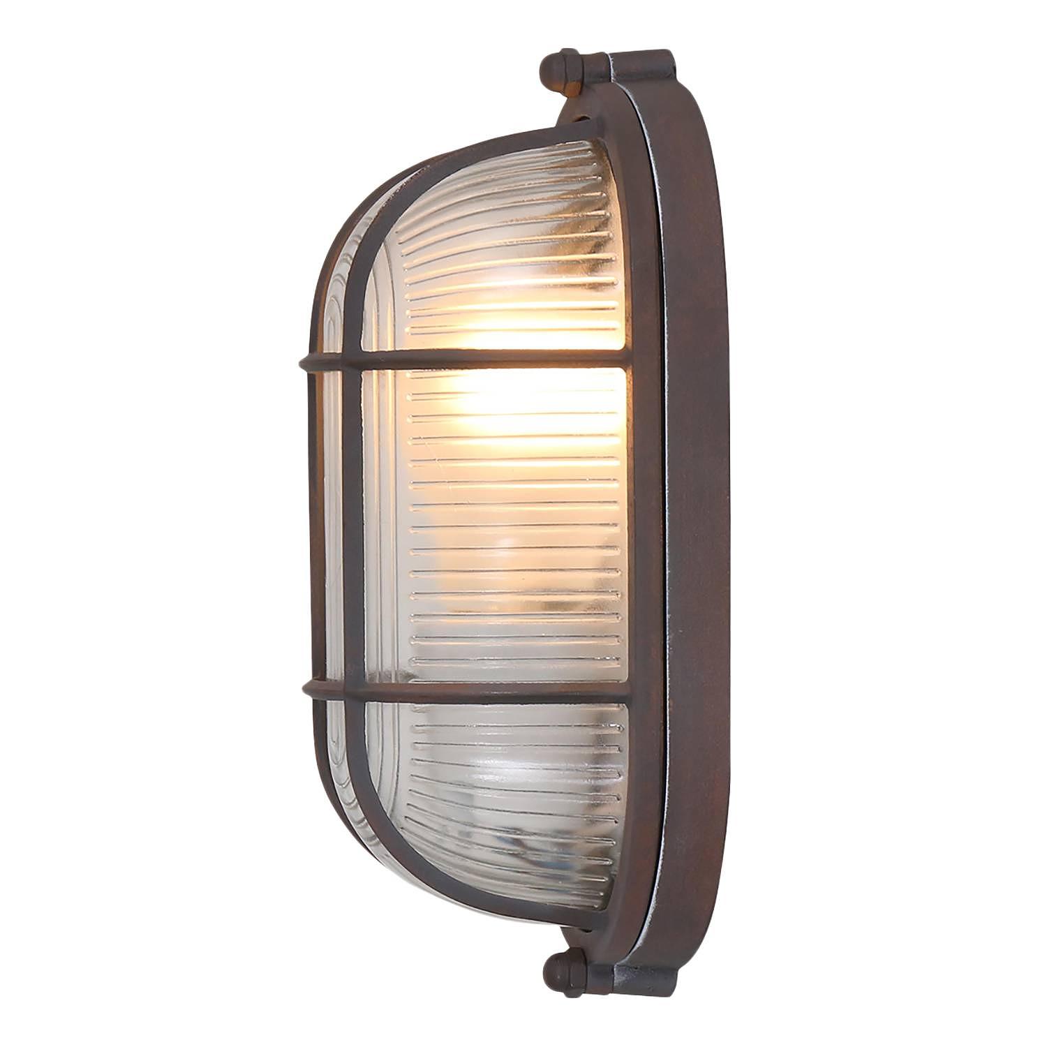 Deckenleuchte Mexlite I Sicherheitsglas Eisen Braun 0