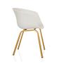 Dining chair / Shell chair OSLO W plastic white hjh Wohnen 5
