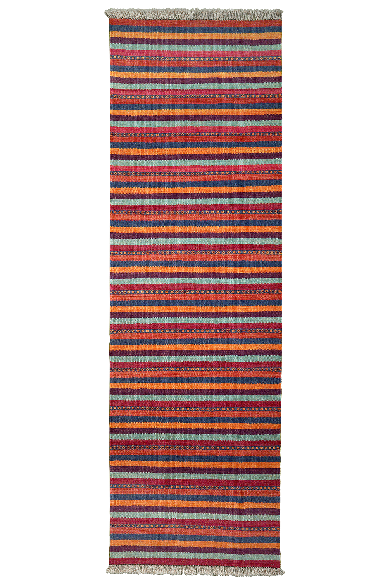 Kilim Gashgai Teppich Mehrfarbig 0