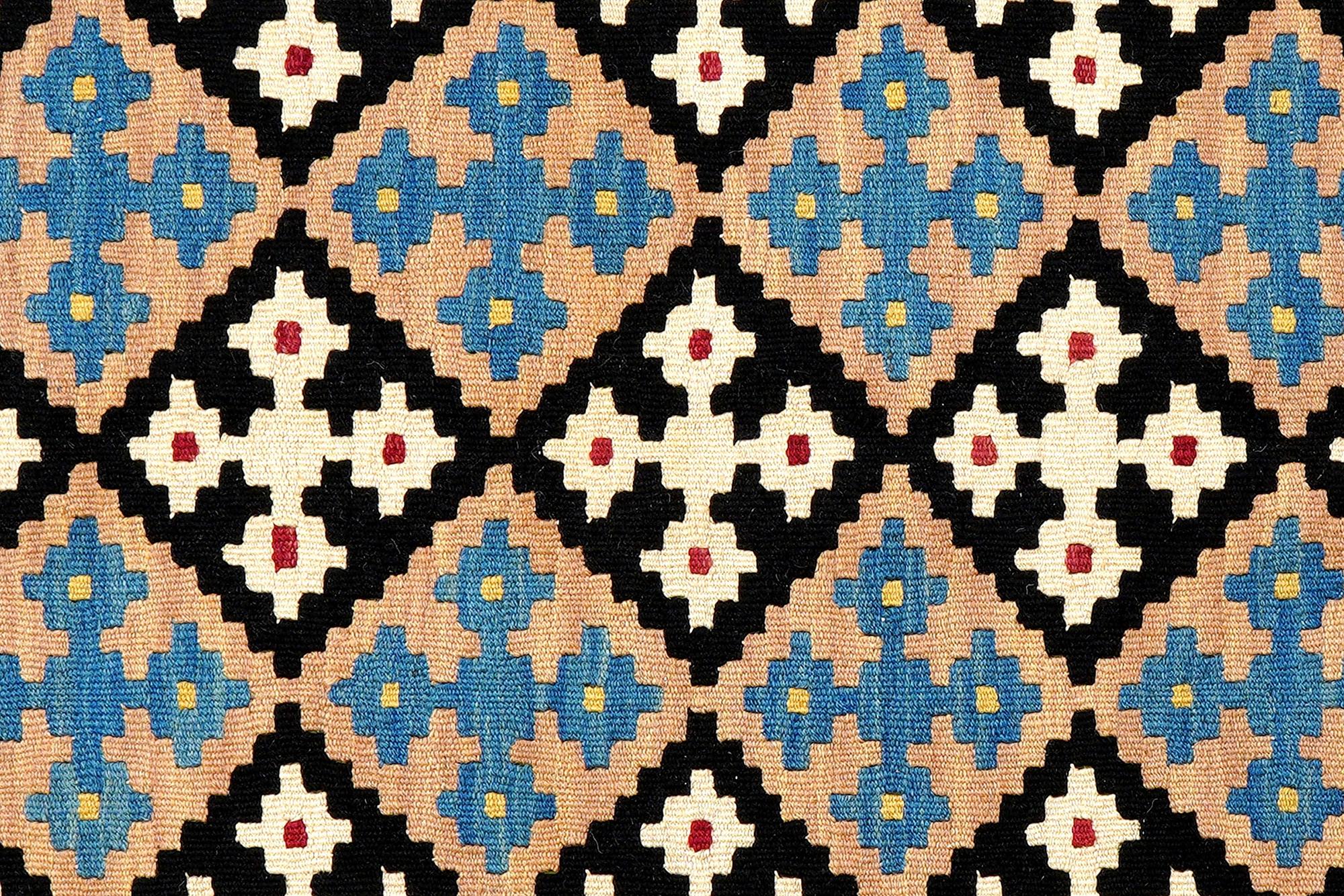 Kilim Gashgai Teppich Wolle Mehrfarbig 3