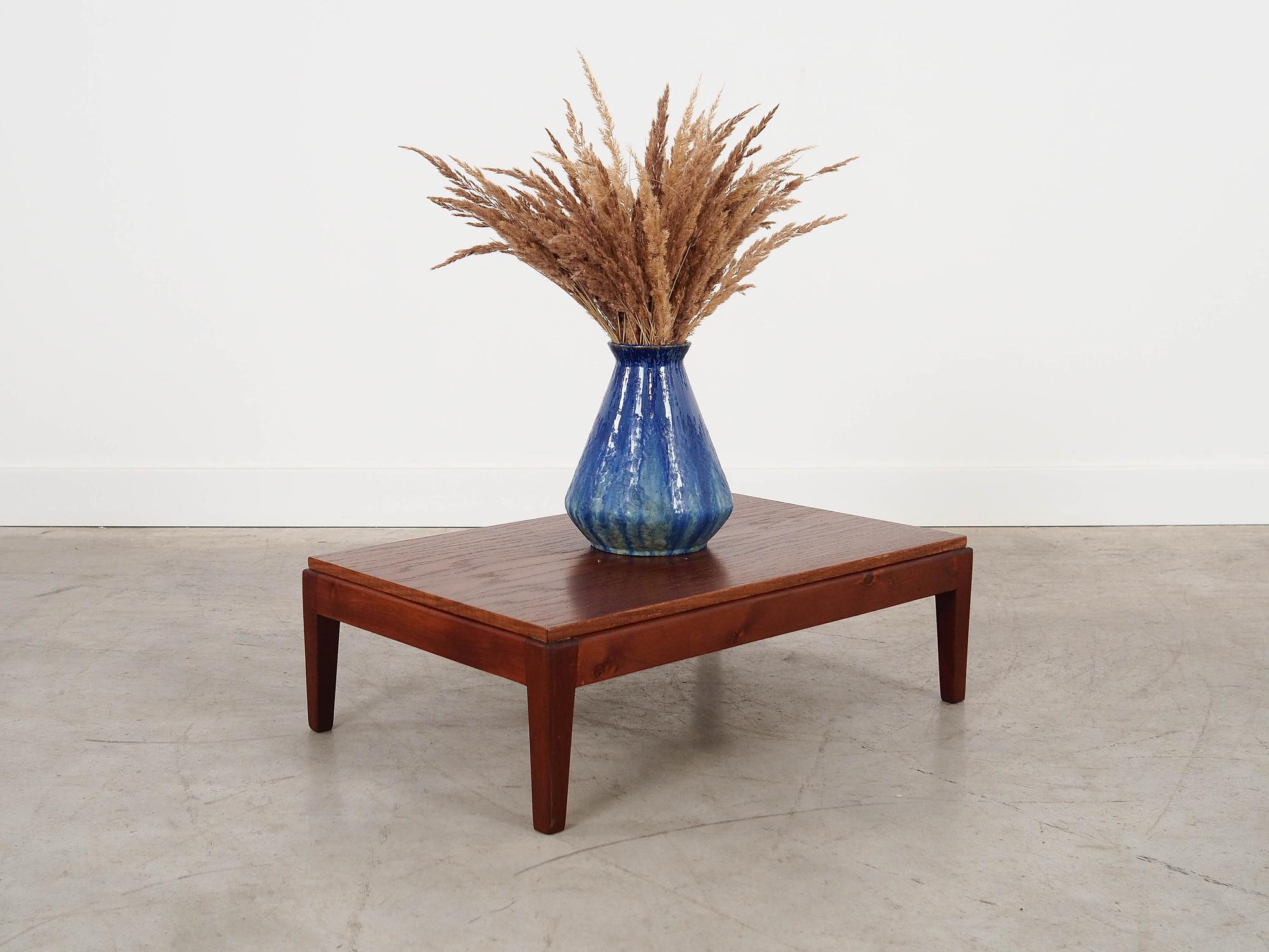 Couchtisch Eichenholz Optik 1970er Jahre 4