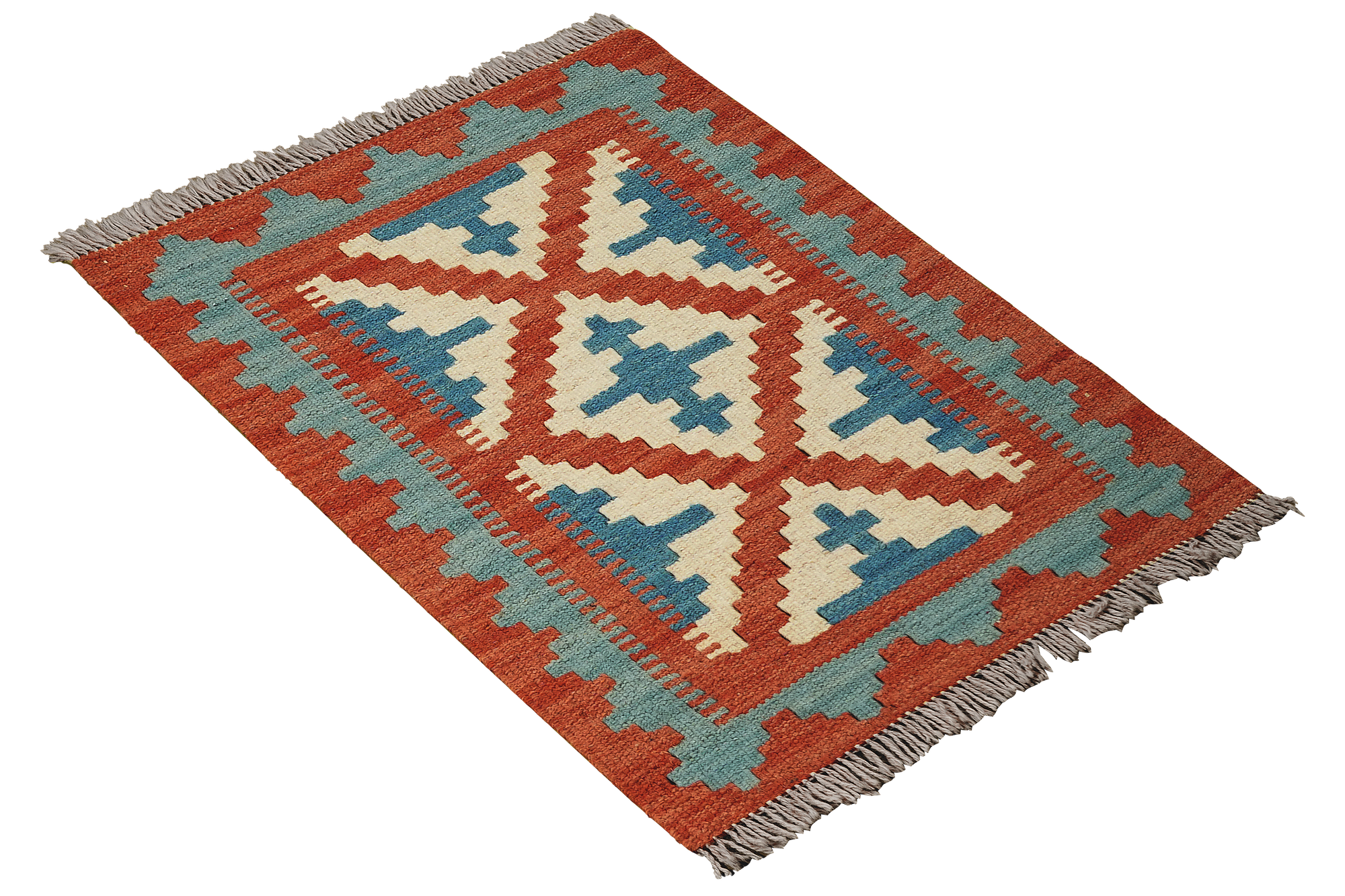 Kilim Gashgai Teppich Wolle Mehrfarbig 2