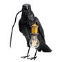 Table Lamp Animal Crow Black 0