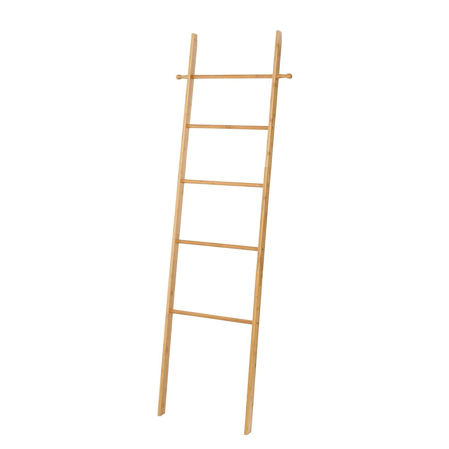 Bahari Handtuchleiter Bambus Braun 1