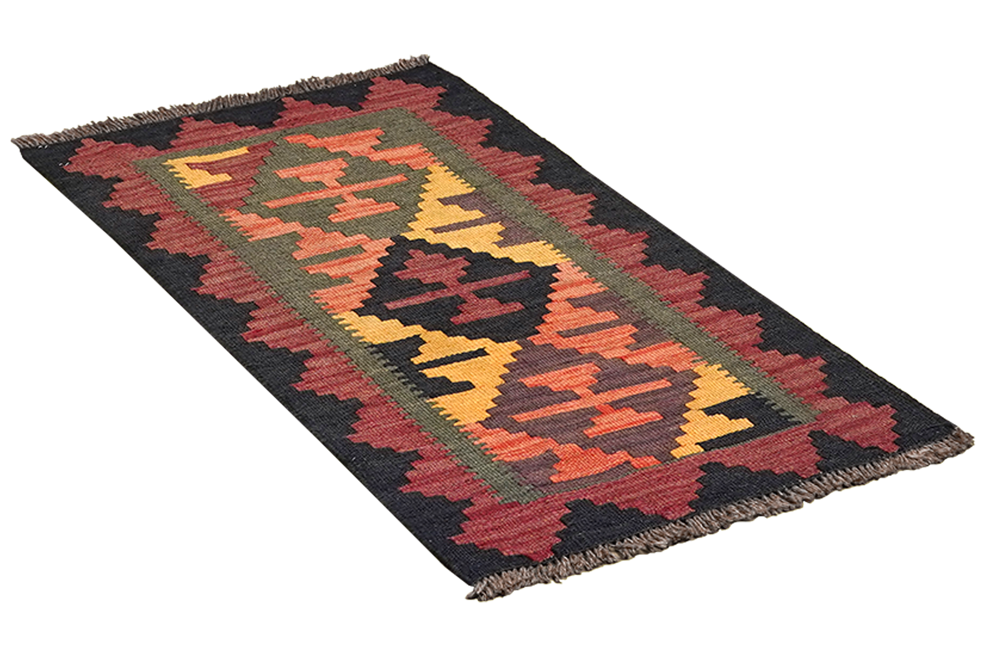 Kilim Gashgai Teppich Mehrfarbig 2