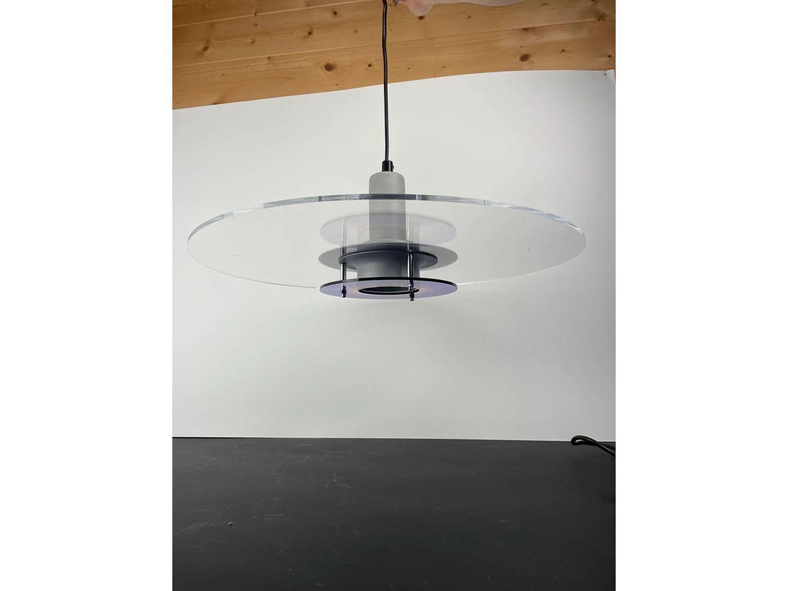 Pendelleuchte T712 Cirkel 80er Jahre UFO 0