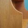 Vintage bookshelf wood brown 1970s 11