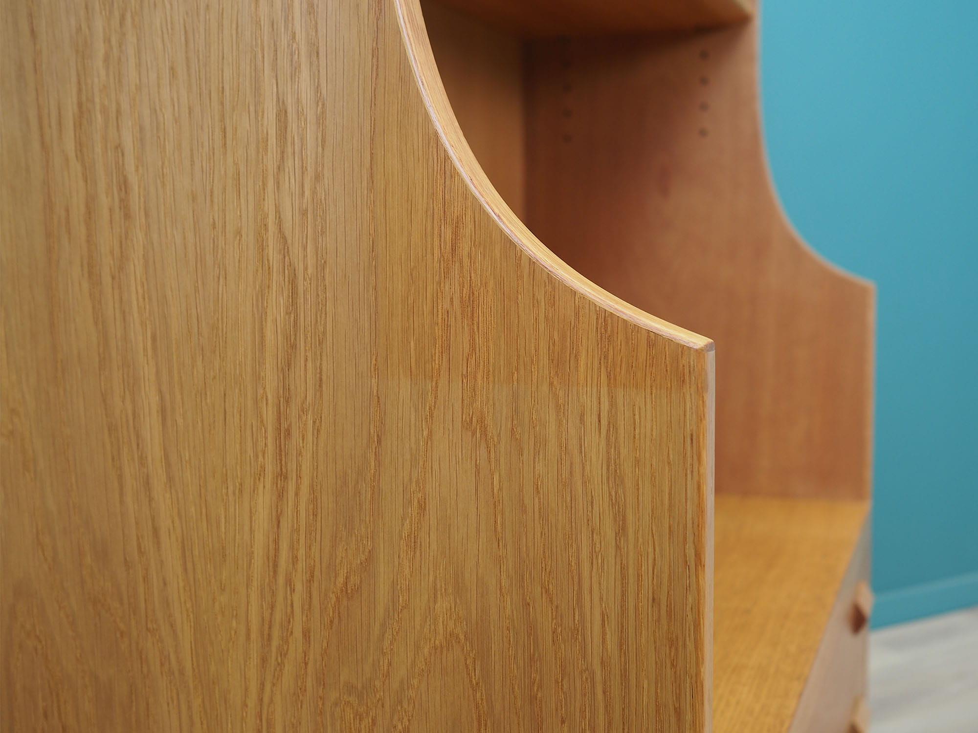 Vintage Bücherregal Holz Braun 1970er Jahre 11