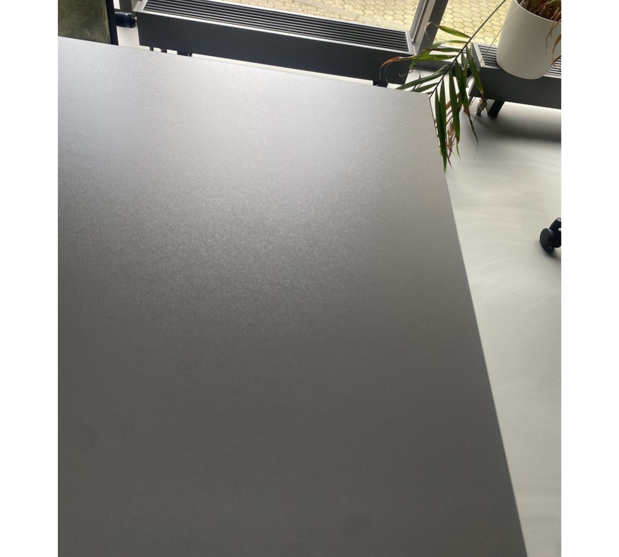 Dining table wood grey 3