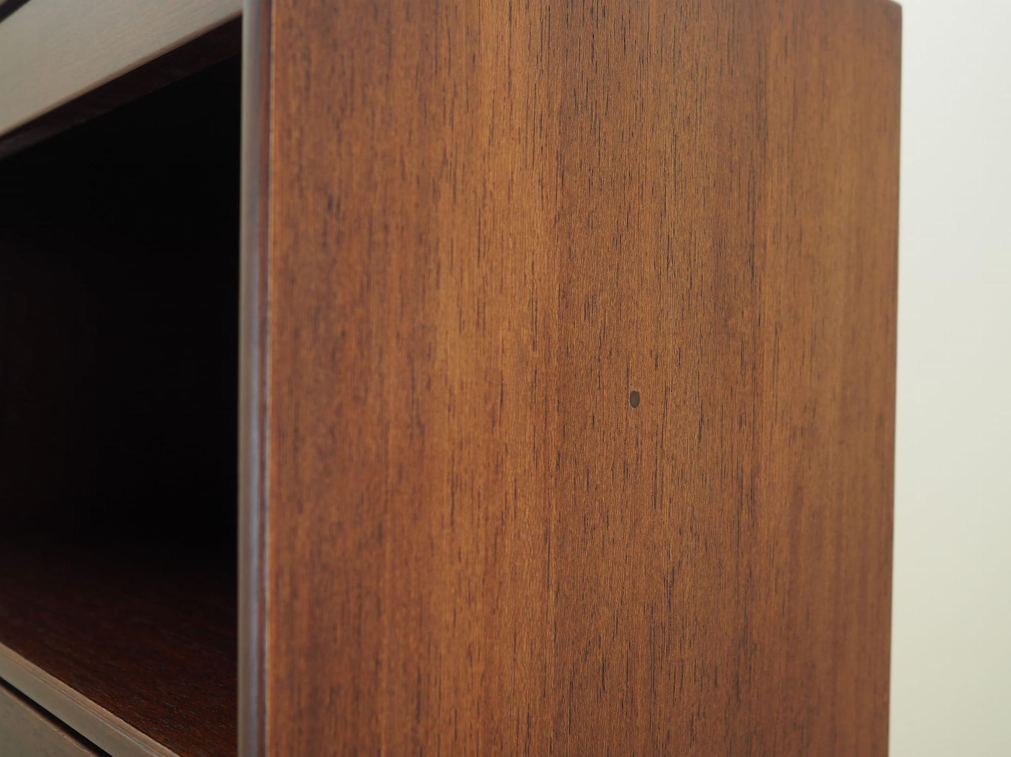 Mahogany Vitrine 1970 Jahre 11