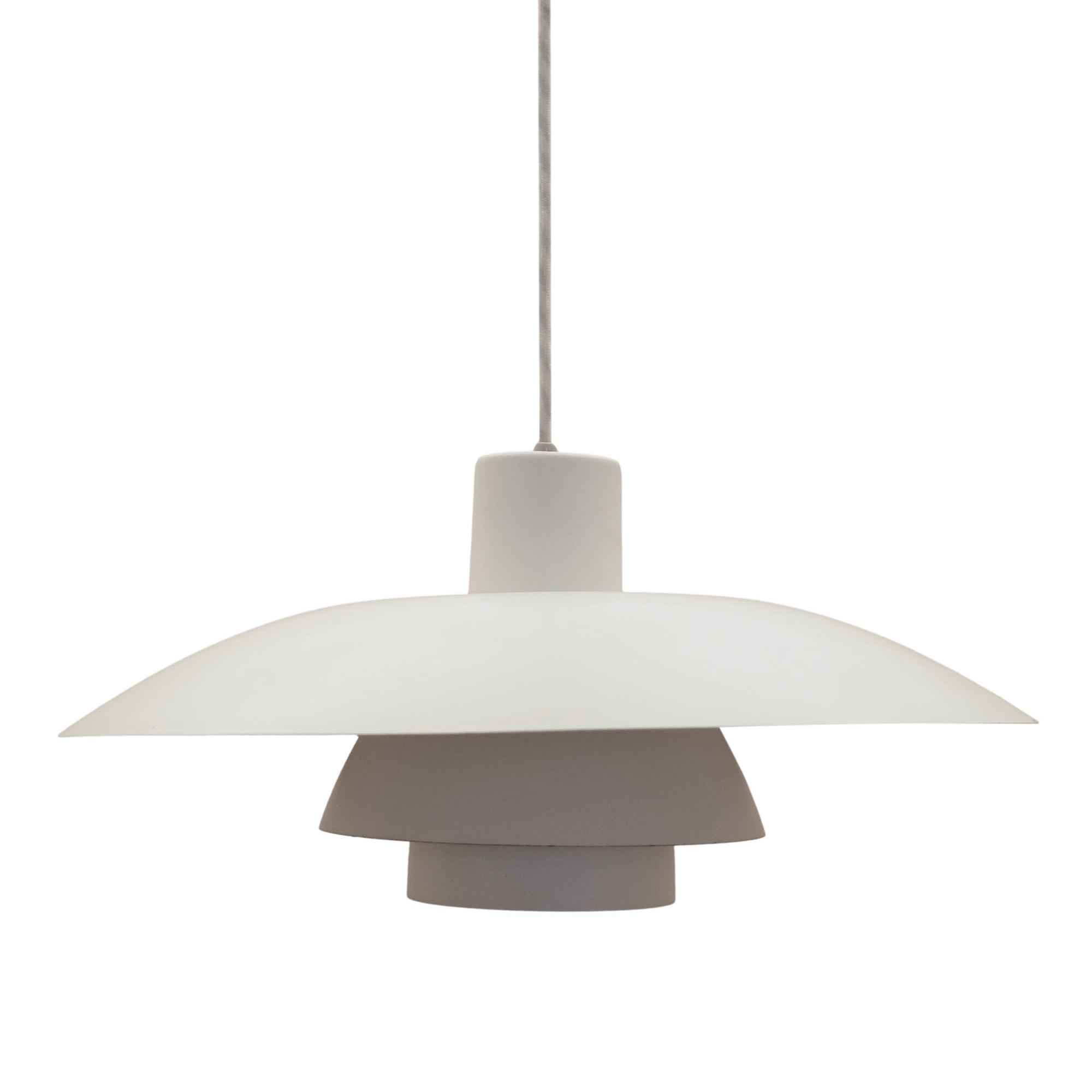 Hängelampe Grau 1960er Jahre 0