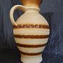 Vintage Keramik Vasen Creme Braun 3