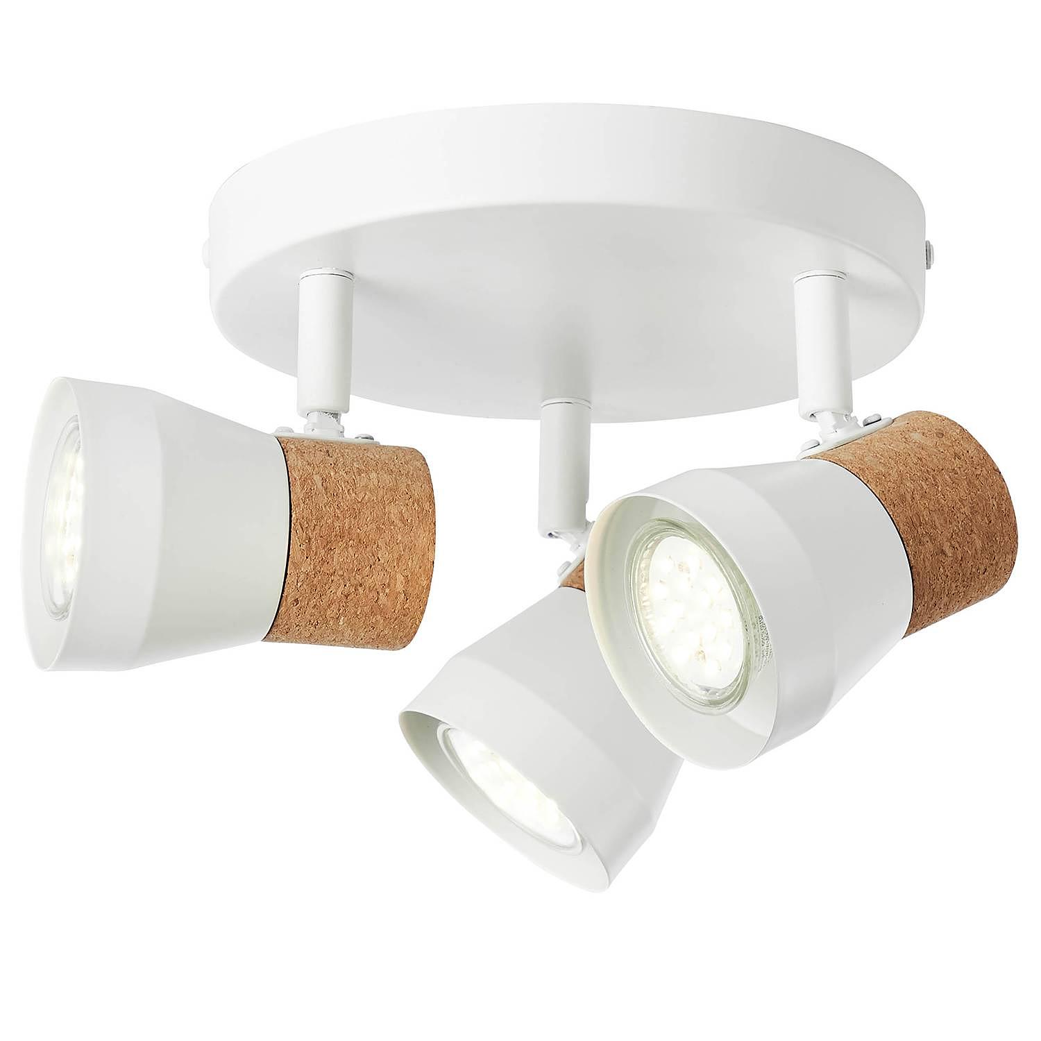 Deckenleuchte Moka II Stahl Kork 2