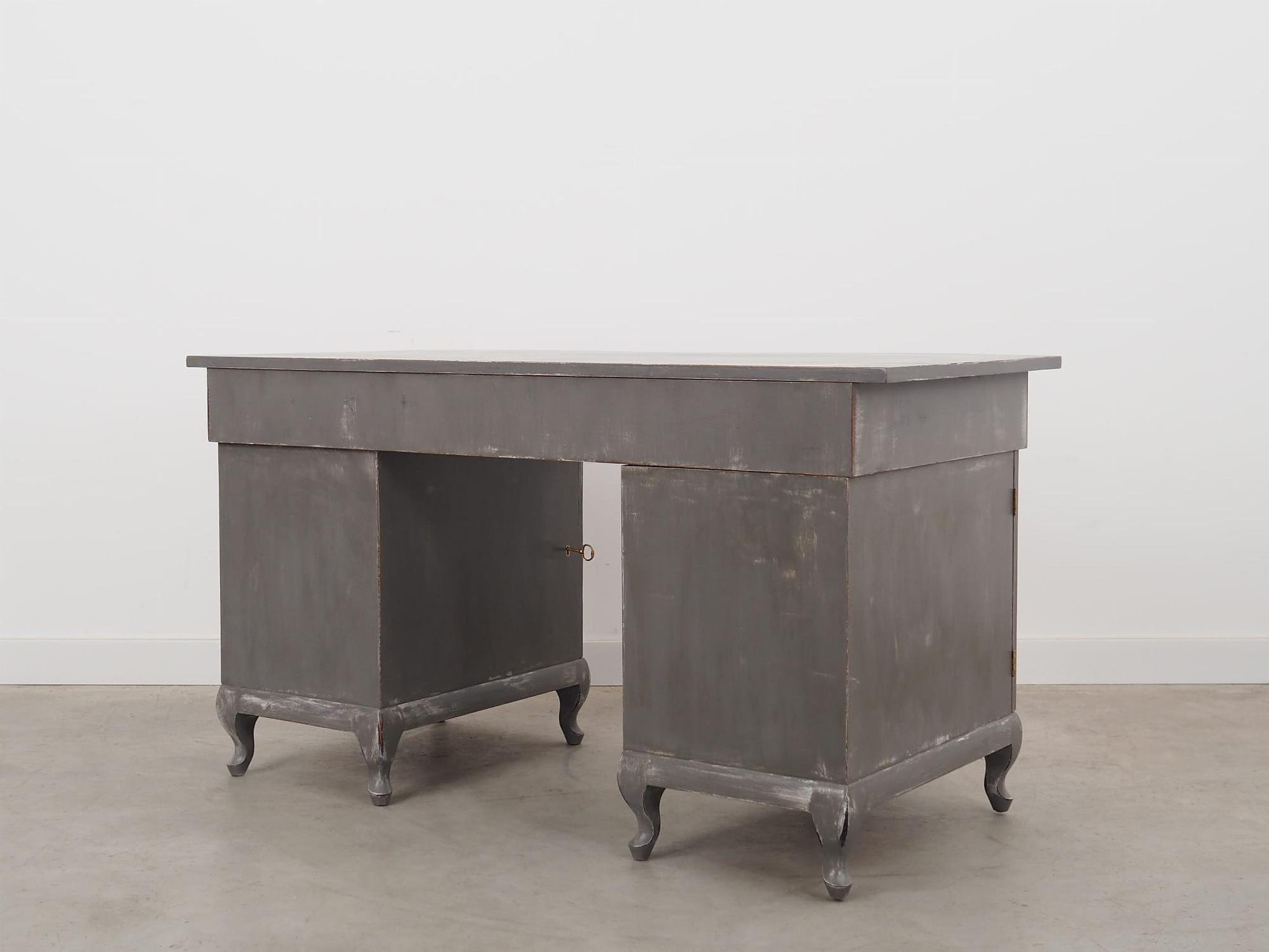 Mahogany Schreibtisch 1960 Jahre 14