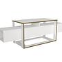 Bianco TV Stand White Gold 0