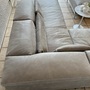 Sofa, Hocker & Pouf Leder Edelstahl Grau 6