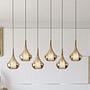 Pendant light Almoster Type B 6-Light Steel Black Copper 0