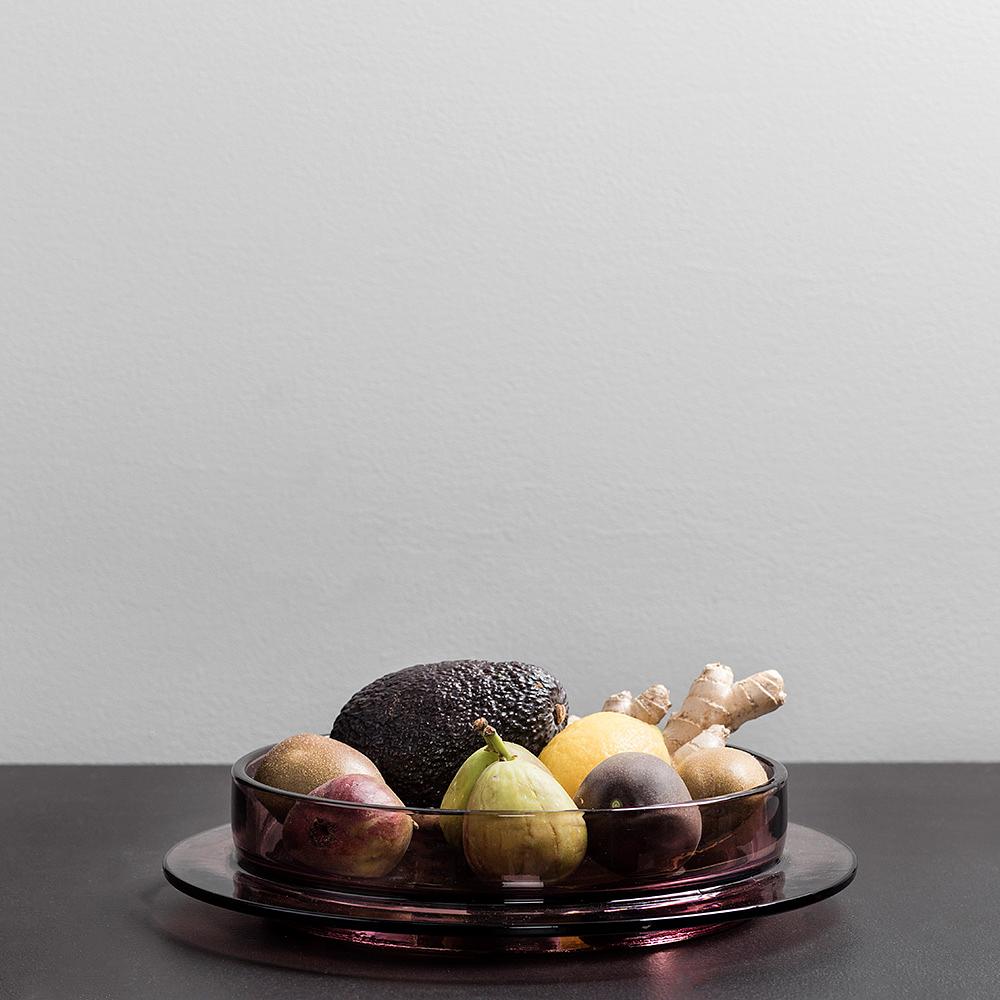 Dishes to Dishes Bowl Large Glass Pink 0