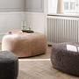 Bermuda Pouf Grande Tessuto Wellington Color Pietra 5