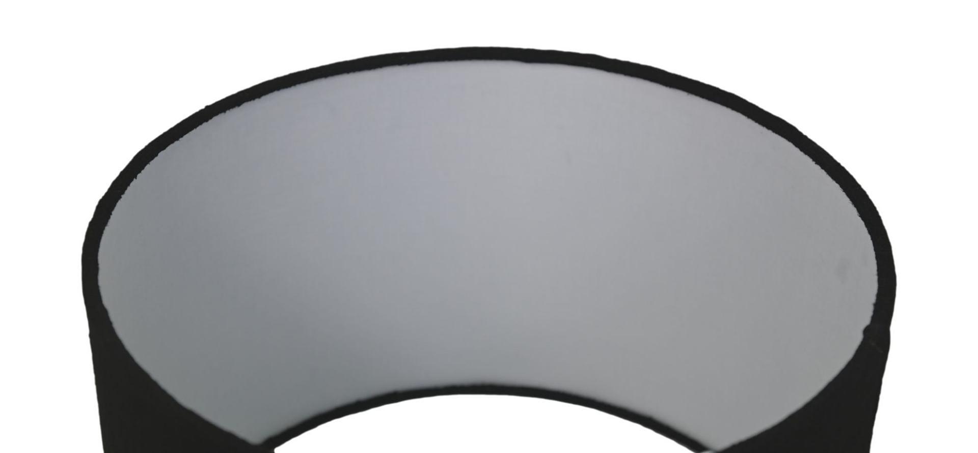 Runder Lampenschirm Schwarz 2
