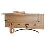 Wall coat rack Dunnet 80 cm oak decor 2