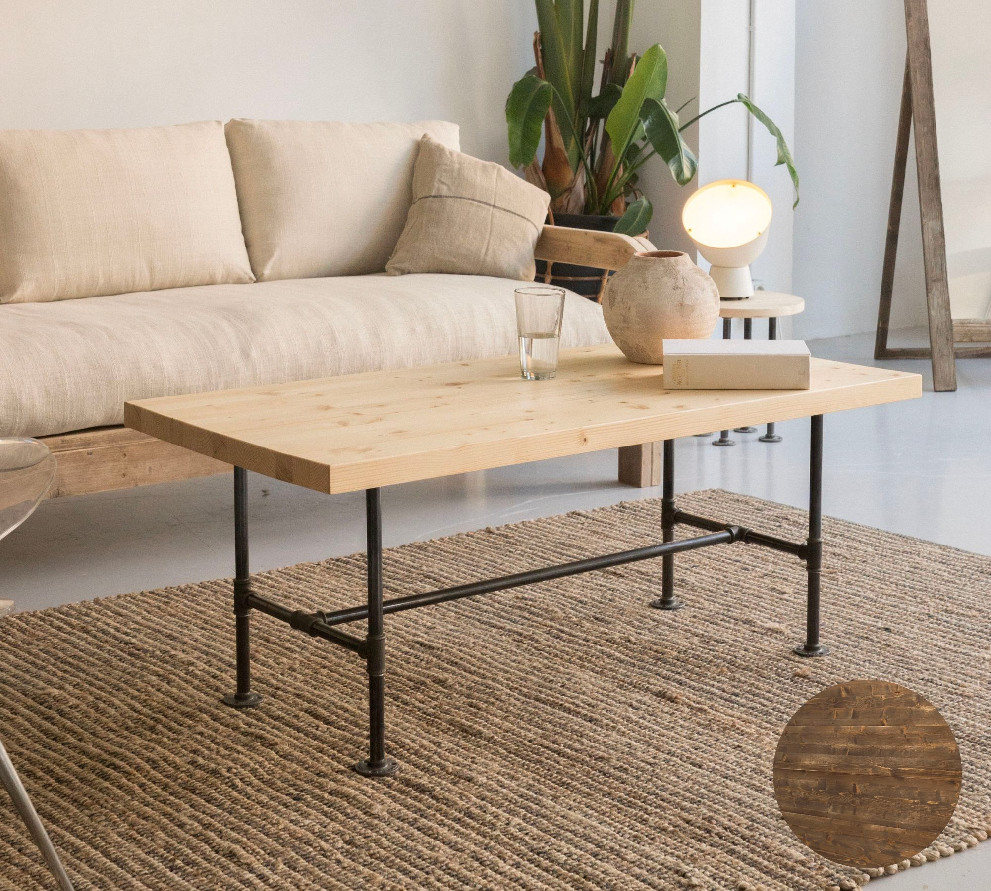Tombé Couchtisch Holz Nussbaum 0