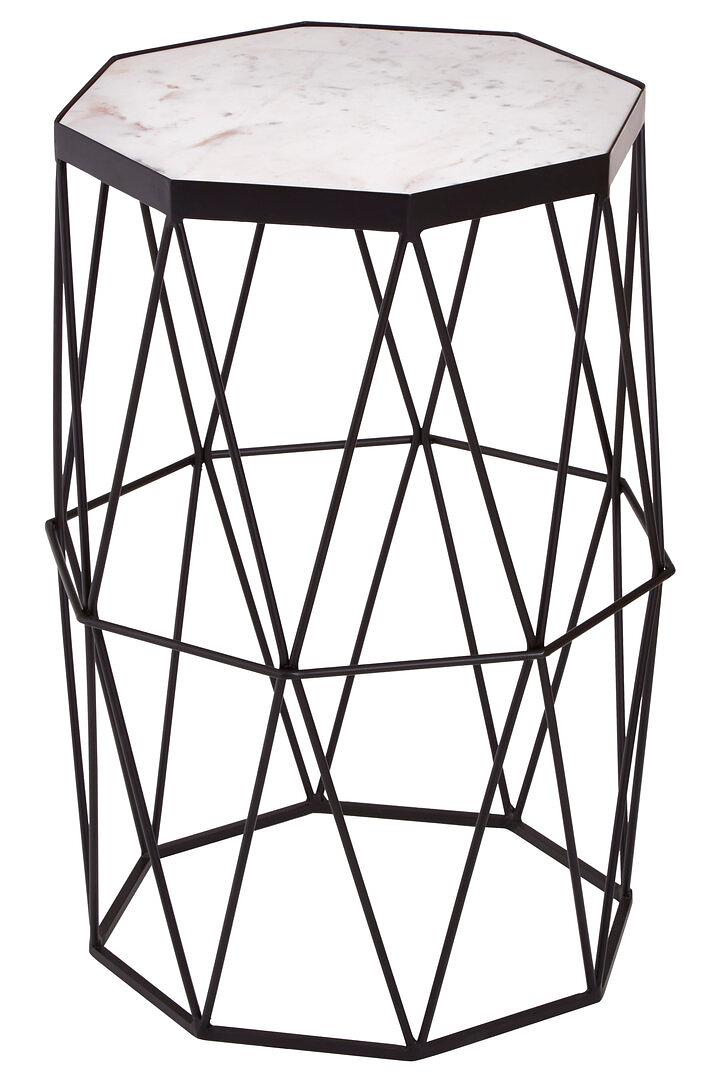Shalimar Side Table Metal Black 1