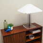 Table lamp Plastic Metal White 1970s 3
